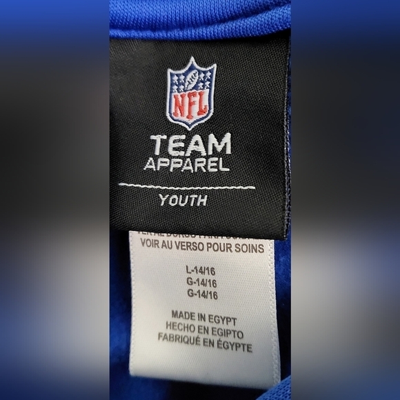 NFL Buffalo Bills Soft Shell Hoodie Blue Women's Size XS/S Option (TAG: Girls L) - Picture 3 of 6